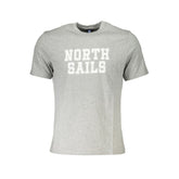 North Sails Gray Cotton T-Shirt -   -  North Sails.